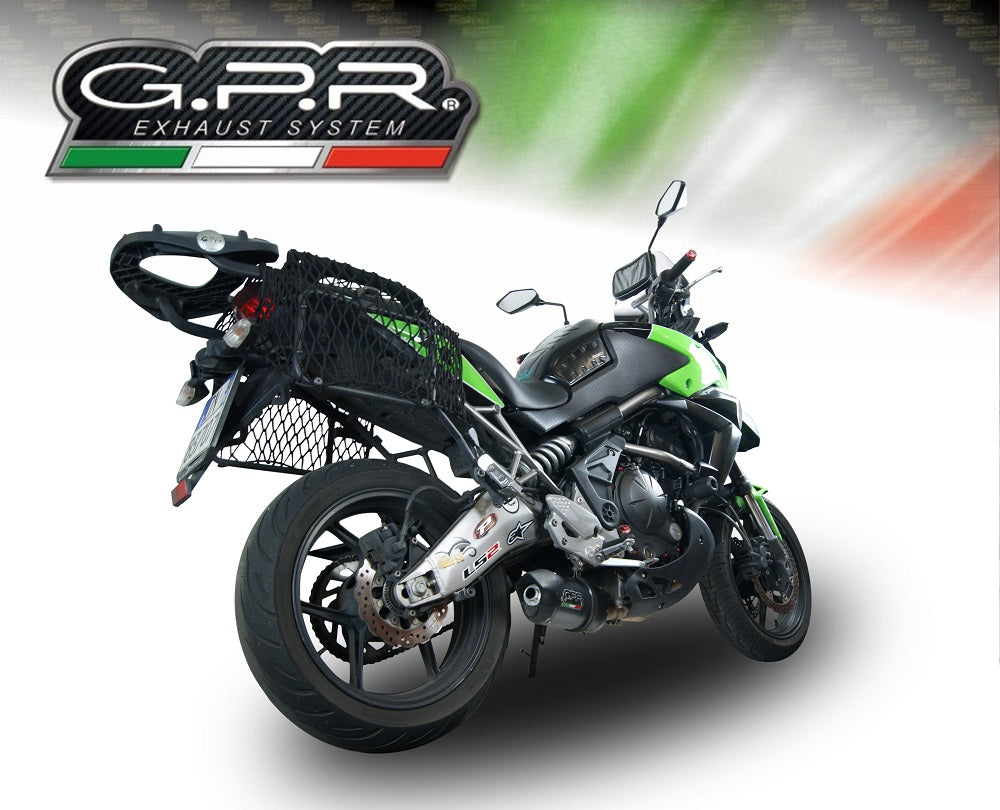 GPR-Exhaust---Furore-Nero-Slip-on-for-Versys-650-from-2006-to-2014-dB-Killer-Link-Pipe-Catalyst