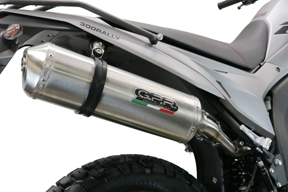 GPR-Exhaust---Satinox-Slip-on-for-300Rally-from-2022-to-2024-dB-Killer-Link-Pipe-Catalyst