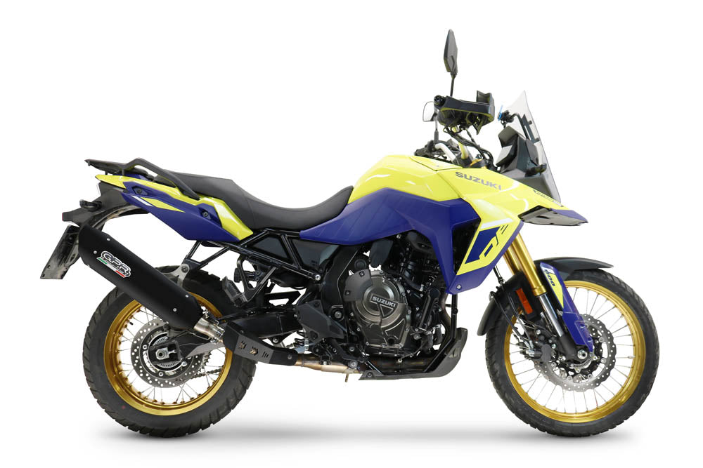 GPR-Exhaust---Furore-X-Titanio-Nero-Slip-on-for-V-STROM-DL-800-DE-SE-from-2023-to-2025-dB-Killer-Link-Pipe