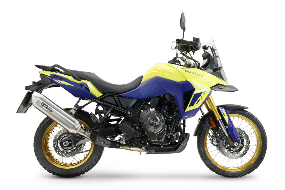 GPR-Exhaust---Furore-X-Acciaio-Inox-Slip-on-for-V-STROM-DL-800-DE-SE-from-2023-to-2025-dB-Killer-Link-Pipe