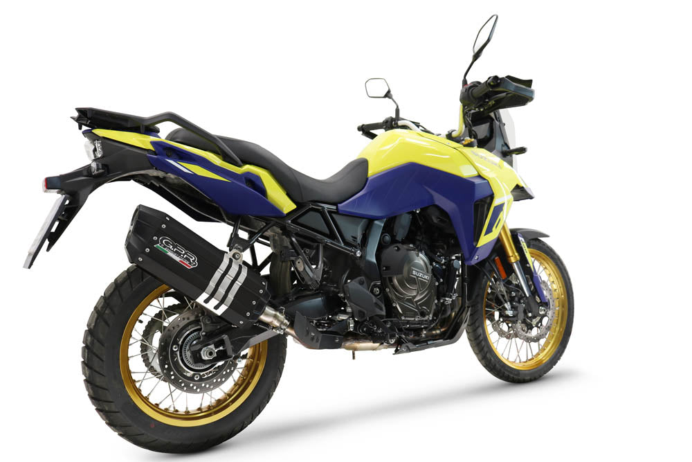 GPR-Exhaust---Hyper-Sonic-Black-Titanium-Slip-on-for-V-STROM-DL-800-DE-SE-from-2023-to-2025-dB-Killer-Link-Pipe