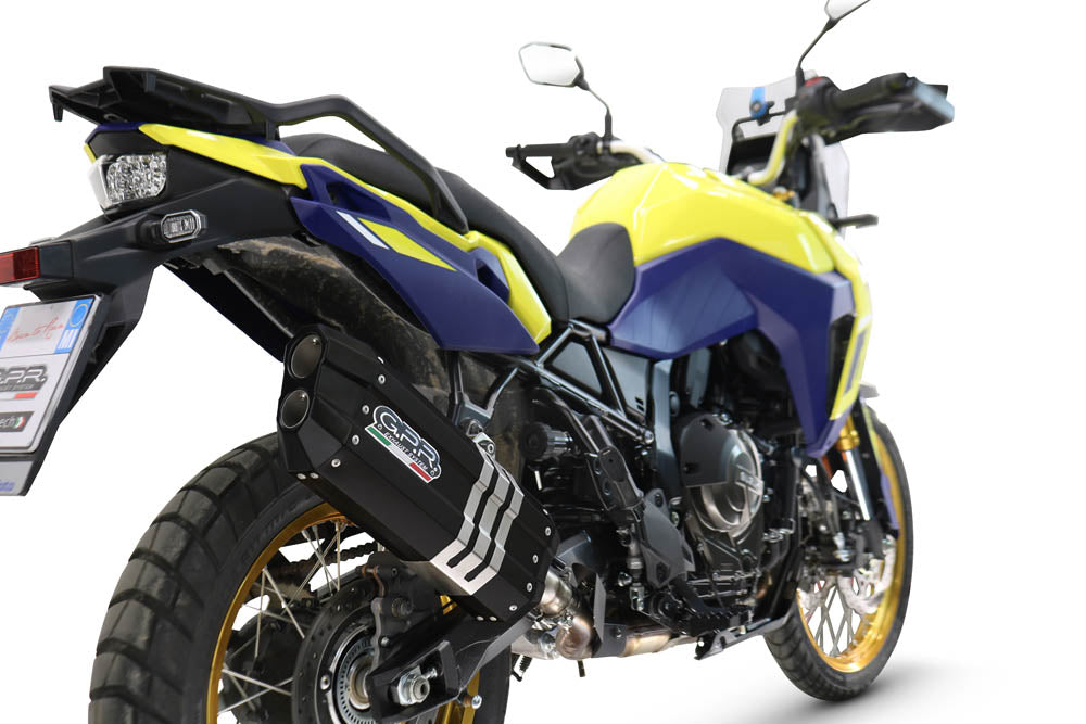 GPR-Exhaust---Hyper-Sonic-Black-Titanium-Slip-on-for-V-STROM-DL-800-DE-SE-from-2023-to-2025-dB-Killer-Link-Pipe