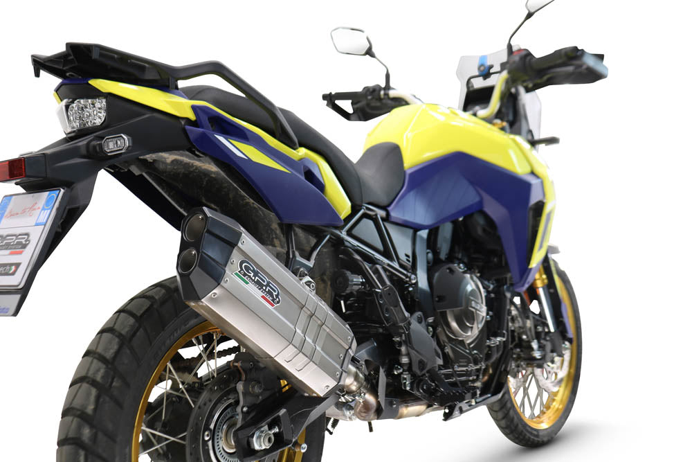 GPR-Exhaust---Hyper-Sonic-Titanium-Slip-on-for-V-STROM-DL-800-DE-SE-from-2023-to-2025-dB-Killer-Link-Pipe