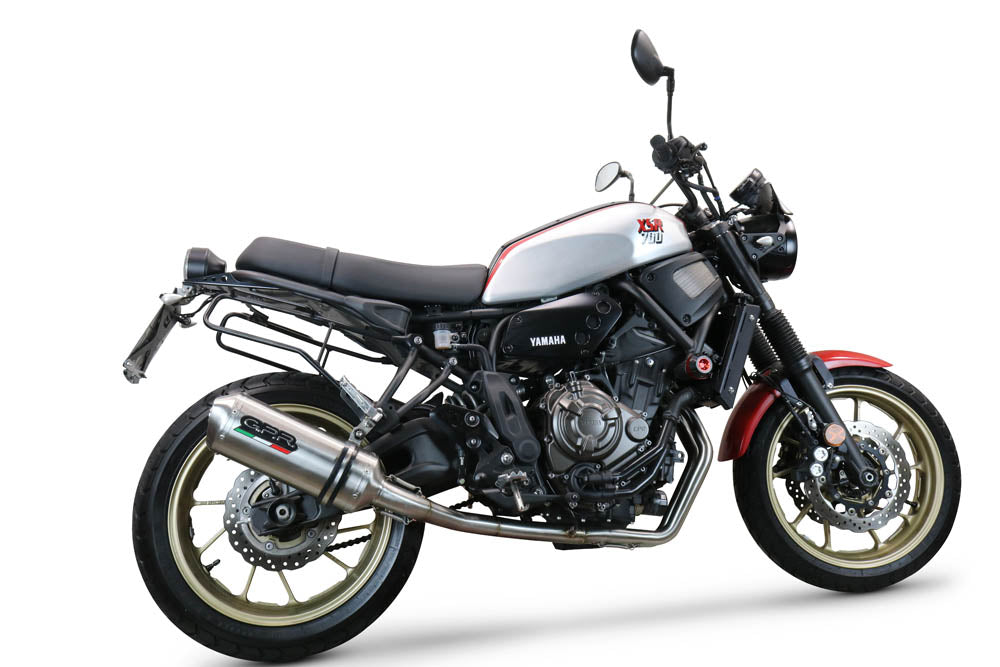 GPR-Exhaust---Satinox-Full-Line-for-XSR-700-from-2021-to-2024-dB-Killer-Catalyst