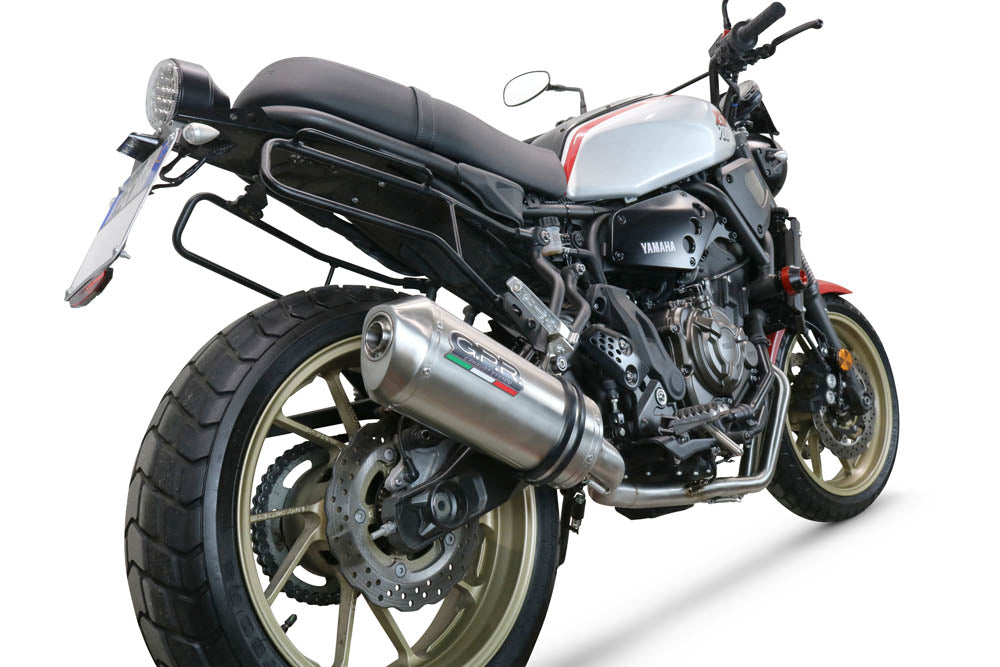 GPR-Exhaust---Satinox-Full-Line-for-XSR-700-from-2021-to-2024-dB-Killer-Catalyst