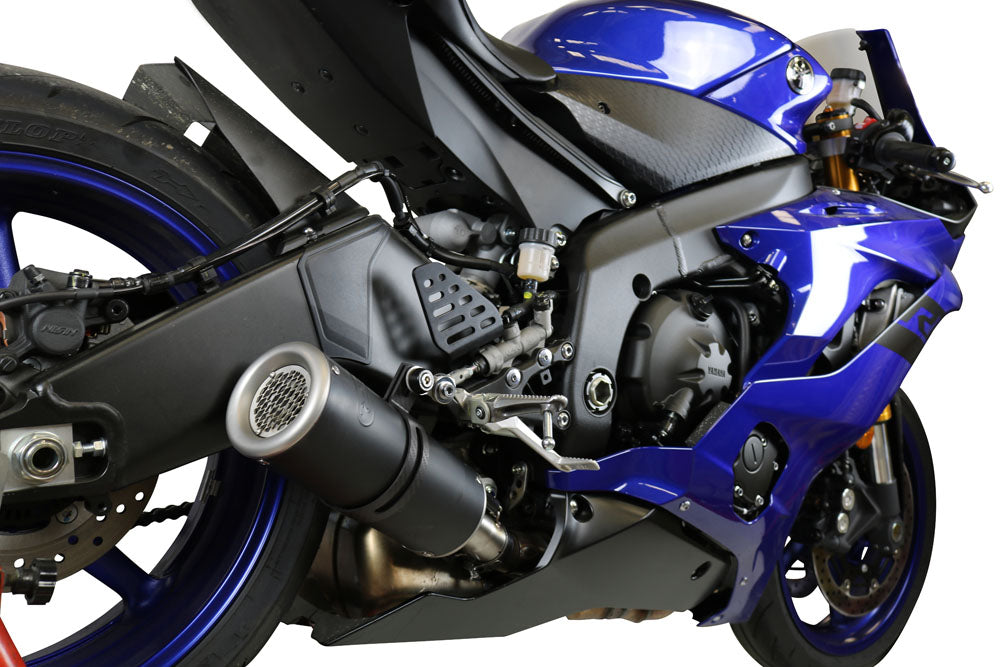 GPR-Exhaust---M3-Black-Titanium-Slip-on-for-YZF-R6-from-2017-to-2025-dB-Killer-Link-Pipe