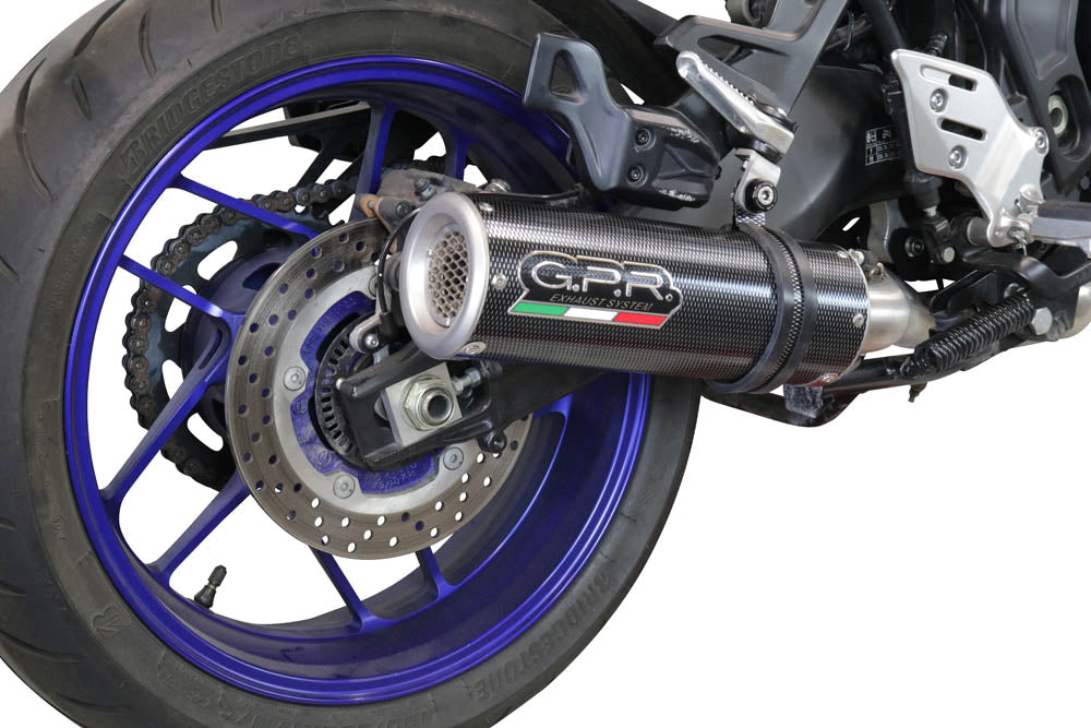 GPR-Exhaust---M3-Poppy-Full-Line-for-Tracer-9-from-2021-to-2024-dB-Killer-Catalyst