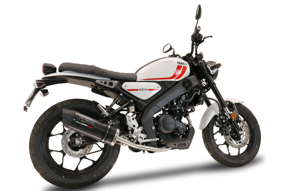 GPR-Exhaust---Furore-Evo4-Poppy-Full-Line-for-XSR-125-from-2021-to-2025-dB-Killer-Catalyst
