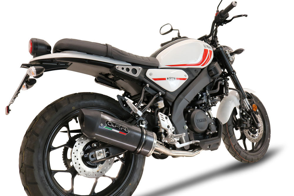 GPR-Exhaust---Furore-Evo4-Poppy-Full-Line-for-XSR-125-from-2021-to-2025-dB-Killer-Catalyst