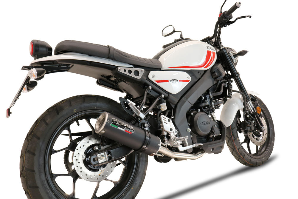 GPR-Exhaust---M3-Black-Titanium-Full-Line-for-XSR-125-from-2021-to-2025-dB-Killer-Catalyst