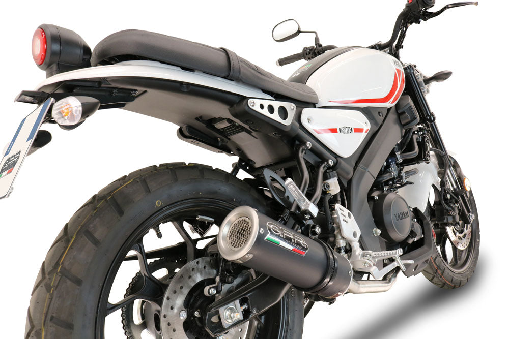 GPR-Exhaust---M3-Black-Titanium-Full-Line-for-XSR-125-from-2021-to-2025-dB-Killer-Catalyst