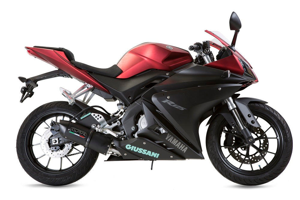 GPR-Exhaust---Furore-Nero-Full-Line-for-Yzf-R-125-from-2014-to-2016-dB-Killer-Catalyst