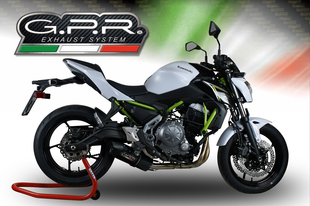 GPR-Exhaust---Furore-Evo4-Nero-Full-Line-for-Z-650-from-2021-to-2022-dB-Killer-Catalyst