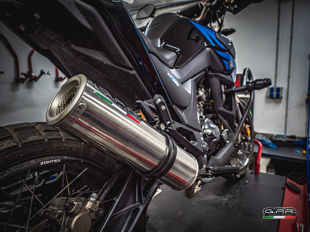 GPR-Exhaust---M3-Inox-Full-Line-for-ZT-125-G1-U-U1-Z2-from-2020-to-2024-dB-Killer-Catalyst